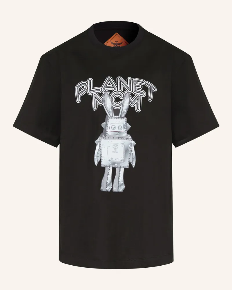 MCM T-Shirt schwarz Schwarz