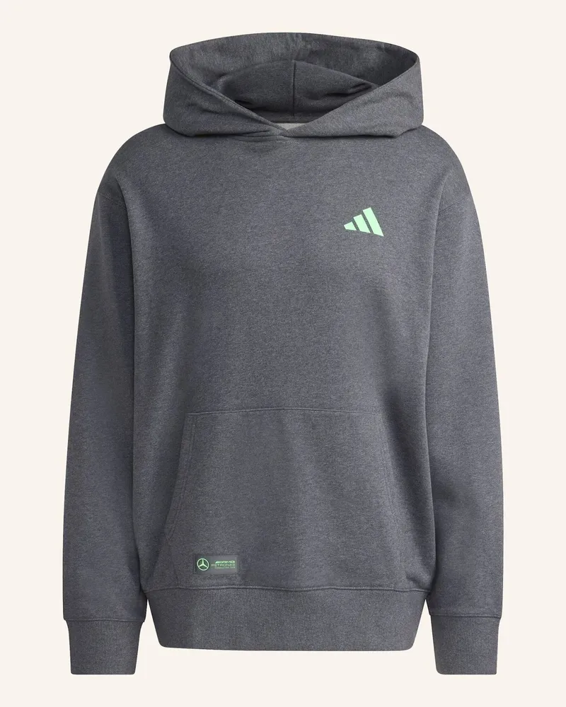 adidas MERCEDES - AMG PETRONAS FORMULA ONE TEAM PREMIUM SWEAT HOODIE Grau