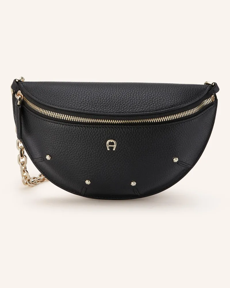 Aigner Gürteltasche FASHION mit Nieten Schwarz