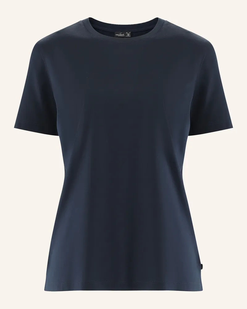 van Laack T-Shirt Modern Fit blau Dunkelblau