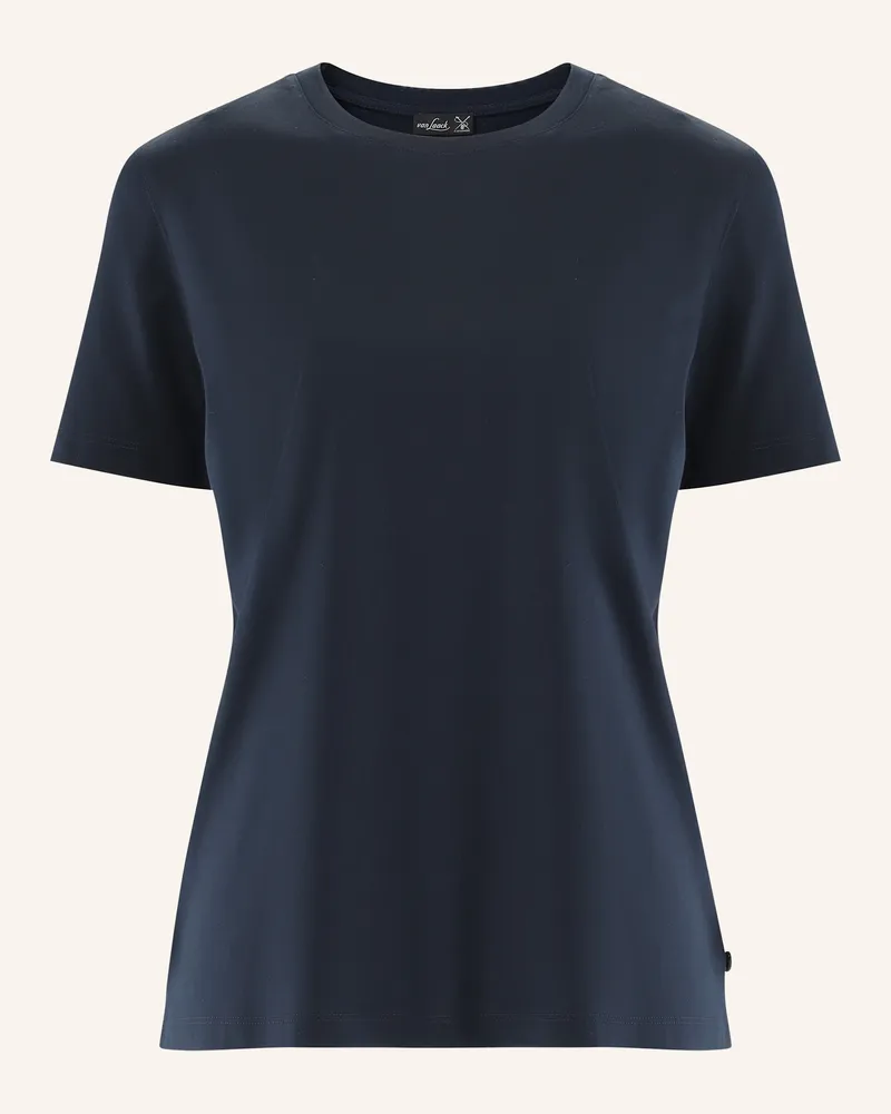 van Laack T-Shirt Modern Fit blau Dunkelblau