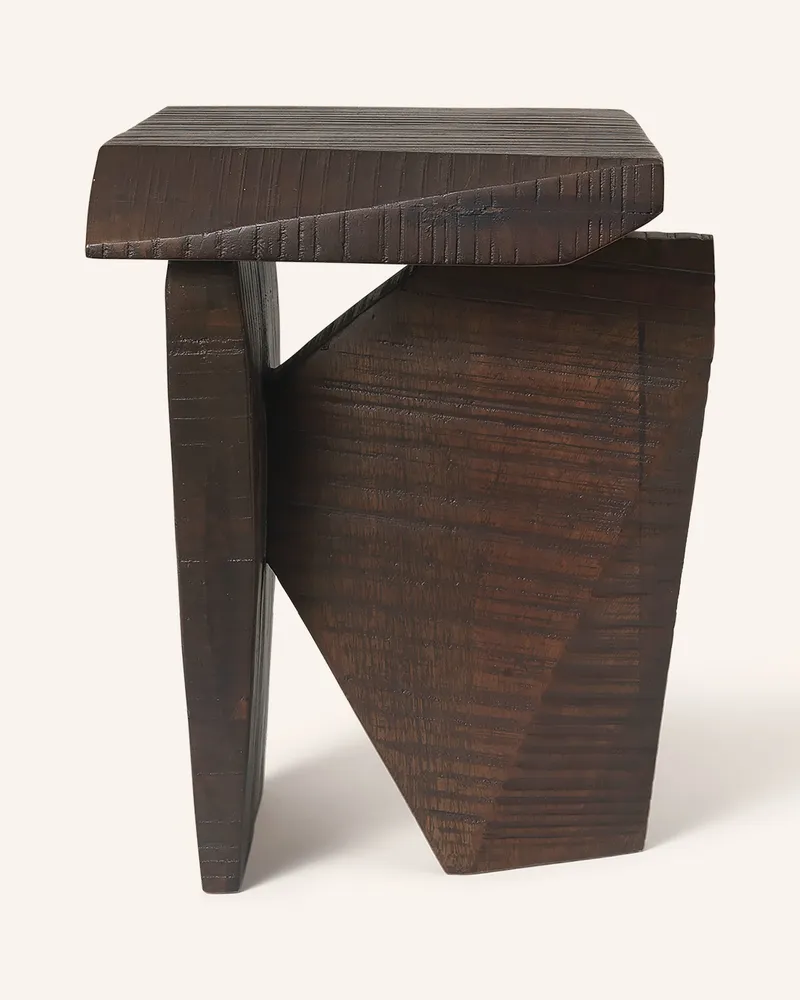 ferm LIVING Dekoobjekt SILVA Dunkelbraun