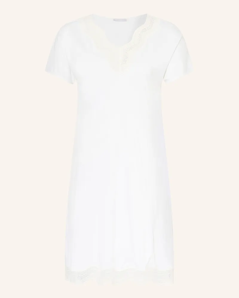 Hanro Nachthemd Cira weiss Weiss