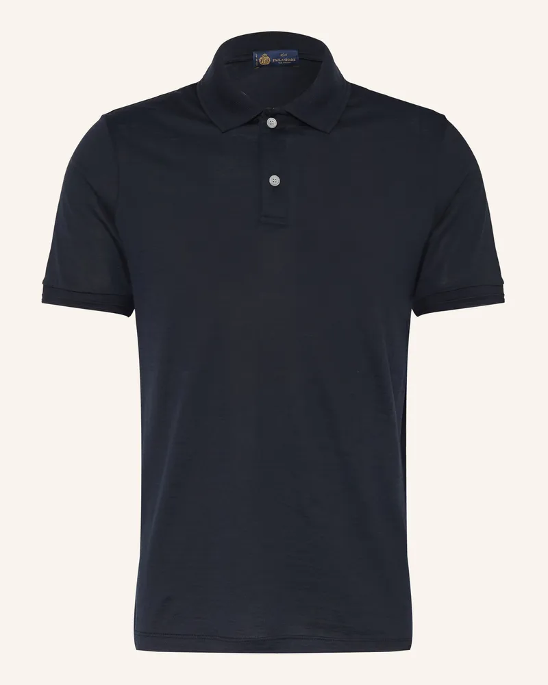 Paul & Shark Poloshirt Mit Seide blau Dunkelblau
