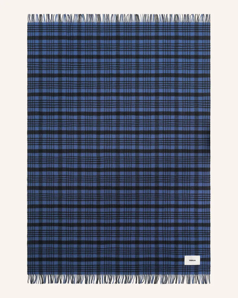 TEKLA Plaid blau Blau