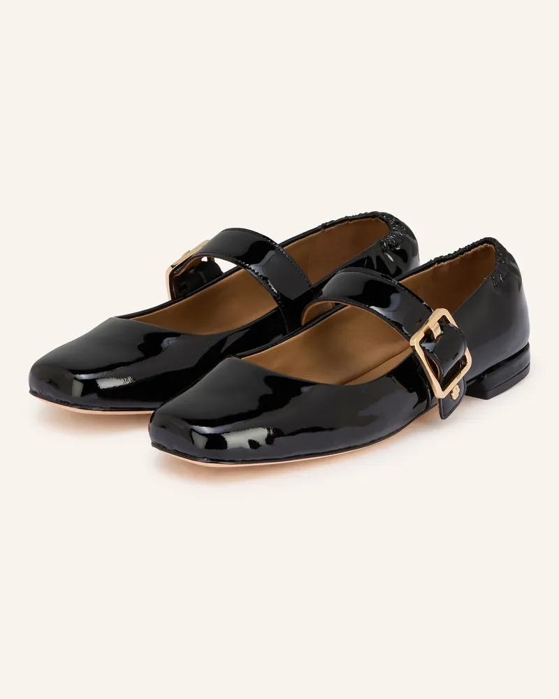 HUGO BOSS Mary-Jane-Ballerinas LUARA Schwarz