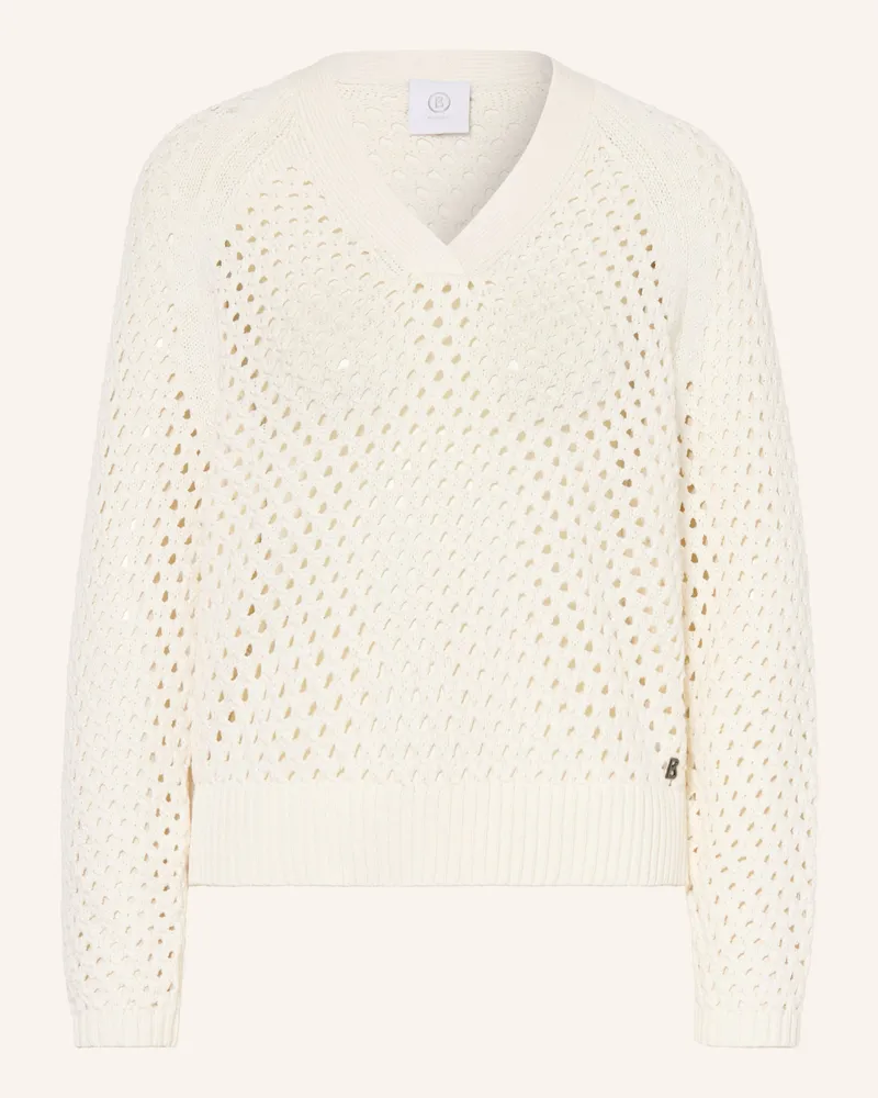 Bogner Pullover ARUNDEL mit Seide Ecru