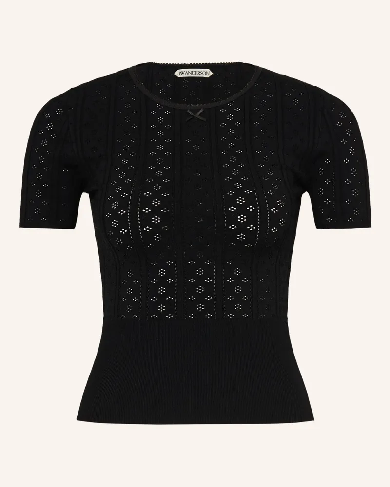 J.W.Anderson Strickshirt schwarz Schwarz