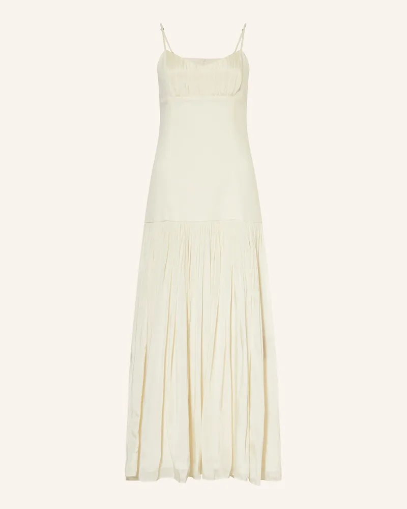 Sandro Kleid im Materialmix Ecru