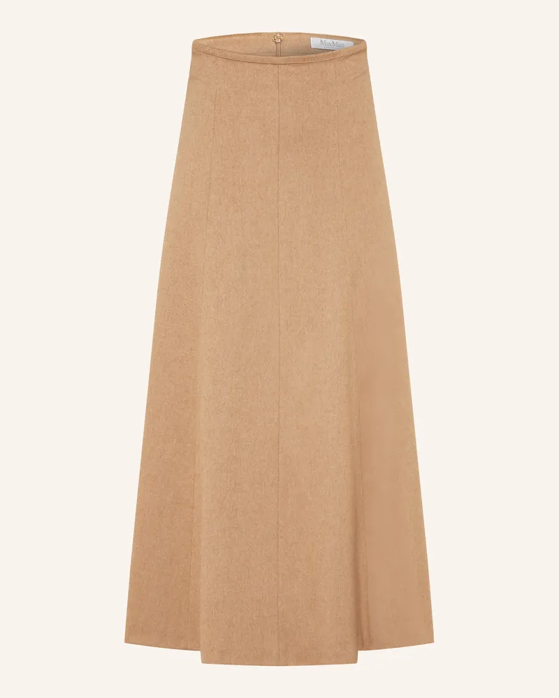 Max Mara Strickrock GENEVE aus Kamelhaar Camel