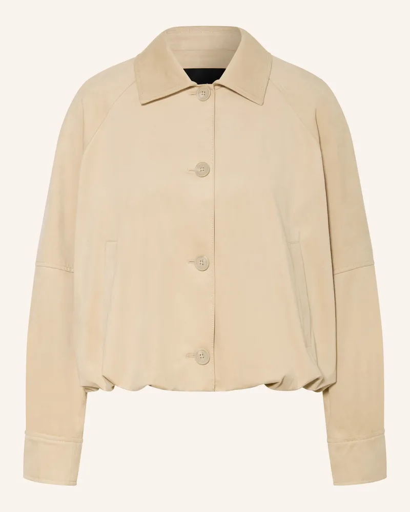 someday. Blouson NAYOMI in Lederoptik Hellbraun