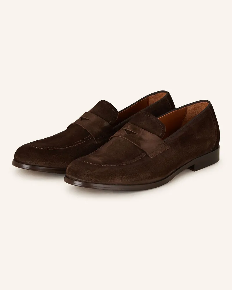 paul Penny-Loafer Crosta braun Dunkelbraun