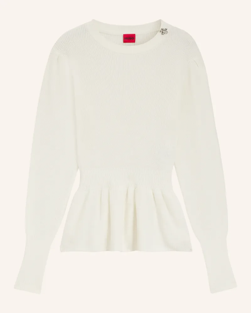 HUGO BOSS Pullover Sabanna Slim Fit beige Beige