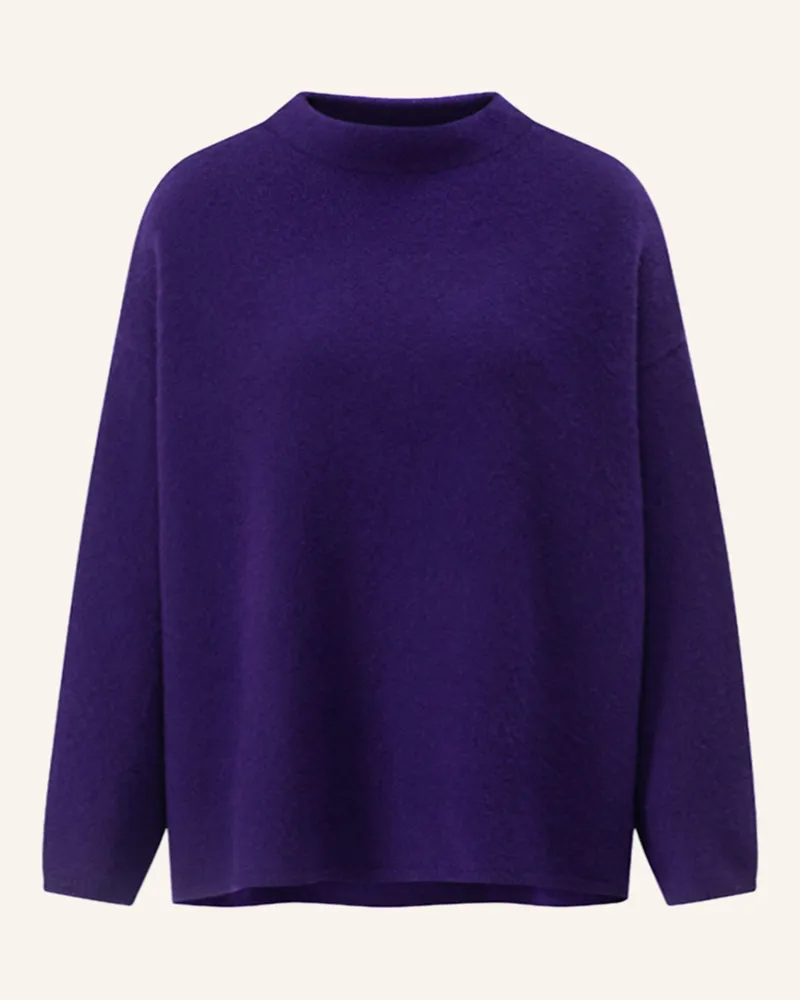 LU REN Pullover Aus Kaschmir Gemisch Naomi pink Dunkellila