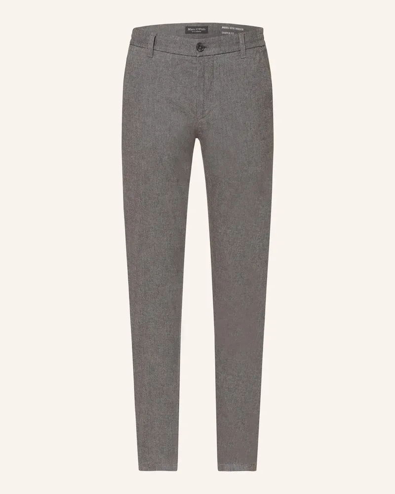 Marc O'Polo Chino Shaped Fit Mit Shaping-Effekt grau Dunkelgrau