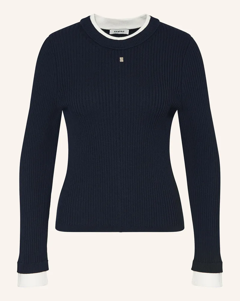 Sandro Pullover blau Dunkelblau