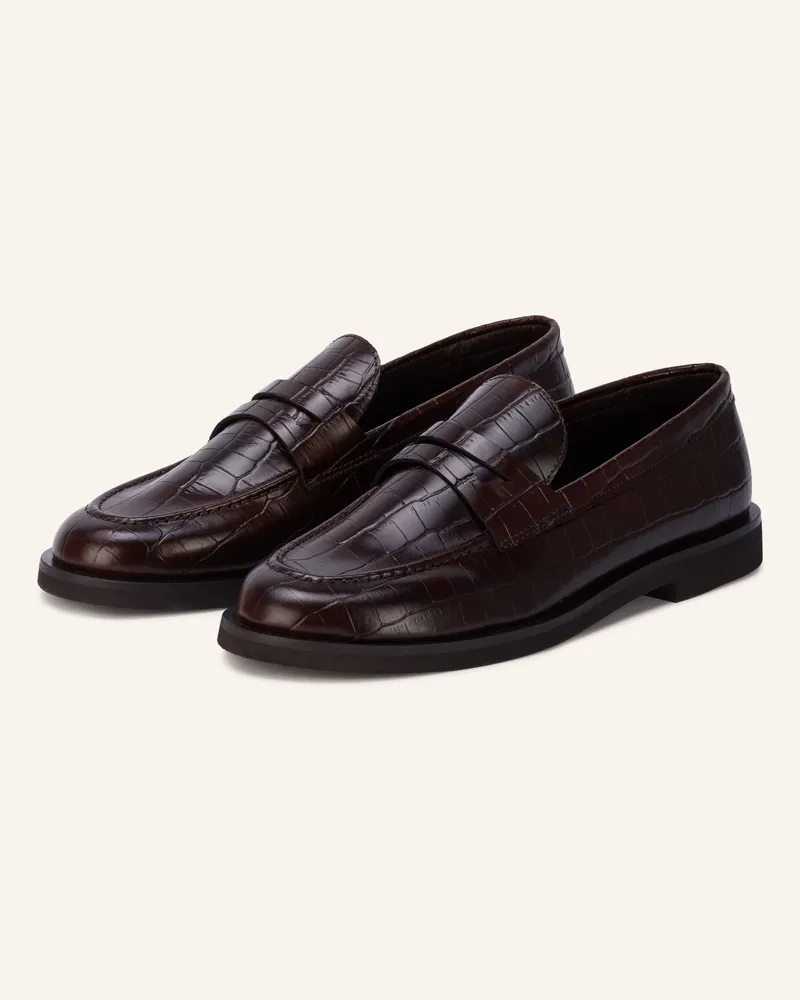 Mrs & HUGS Penny-Loafer braun Dunkelbraun
