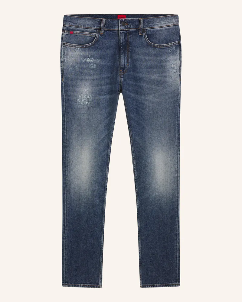HUGO BOSS Jeans Hugo 708 Slim Fit blau Dunkelblau