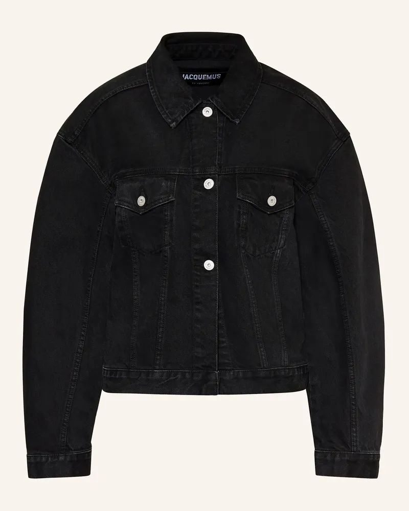 Jacquemus Jeansjacke La Veste De-Nimes schwarz Schwarz