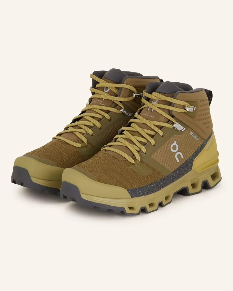 ON Running Trekkingschuhe CLOUDROCK 2 WATERPROOF Gruen