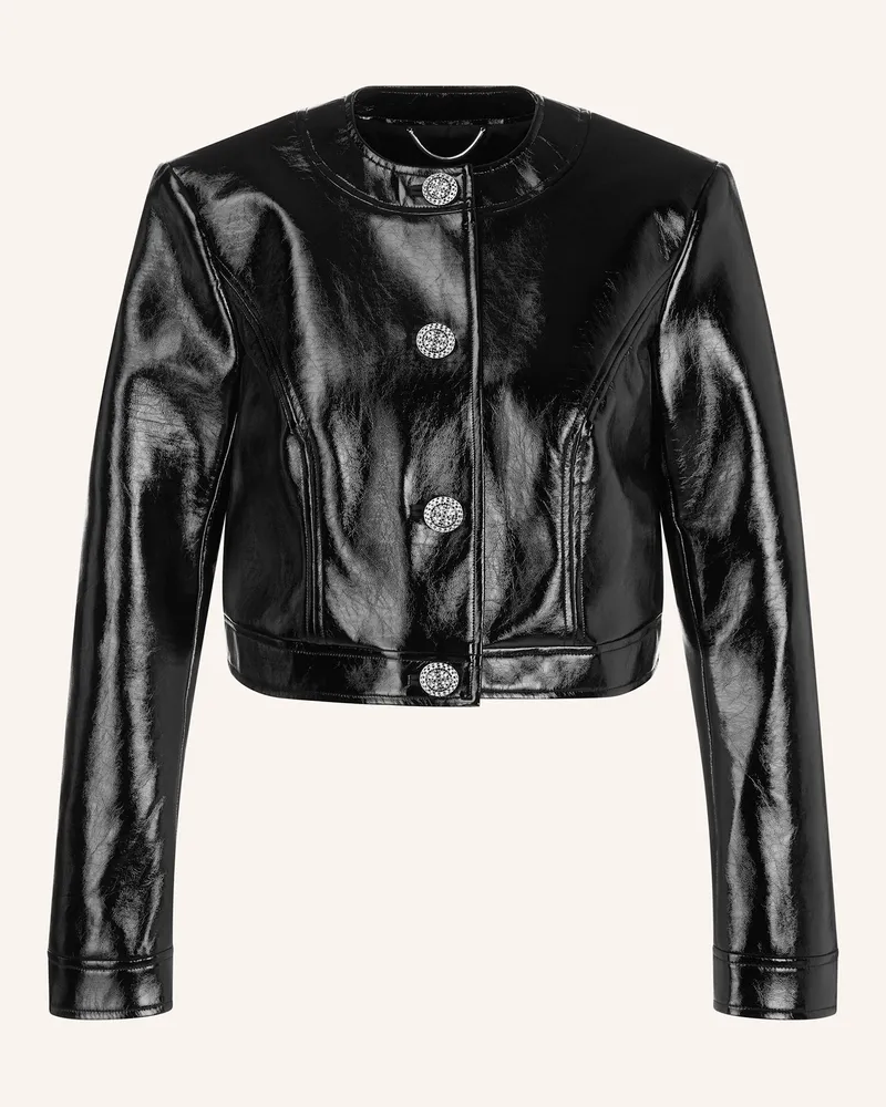 Marc Cain Cropped-Jacke in Lederoptik 900