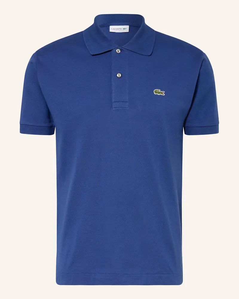 Lacoste Piqué-Poloshirt Classic Fit blau Dunkelblau