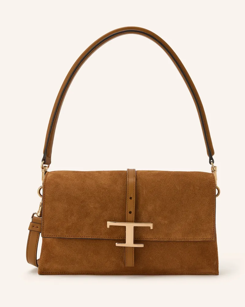 TOD'S Handtasche braun Camel