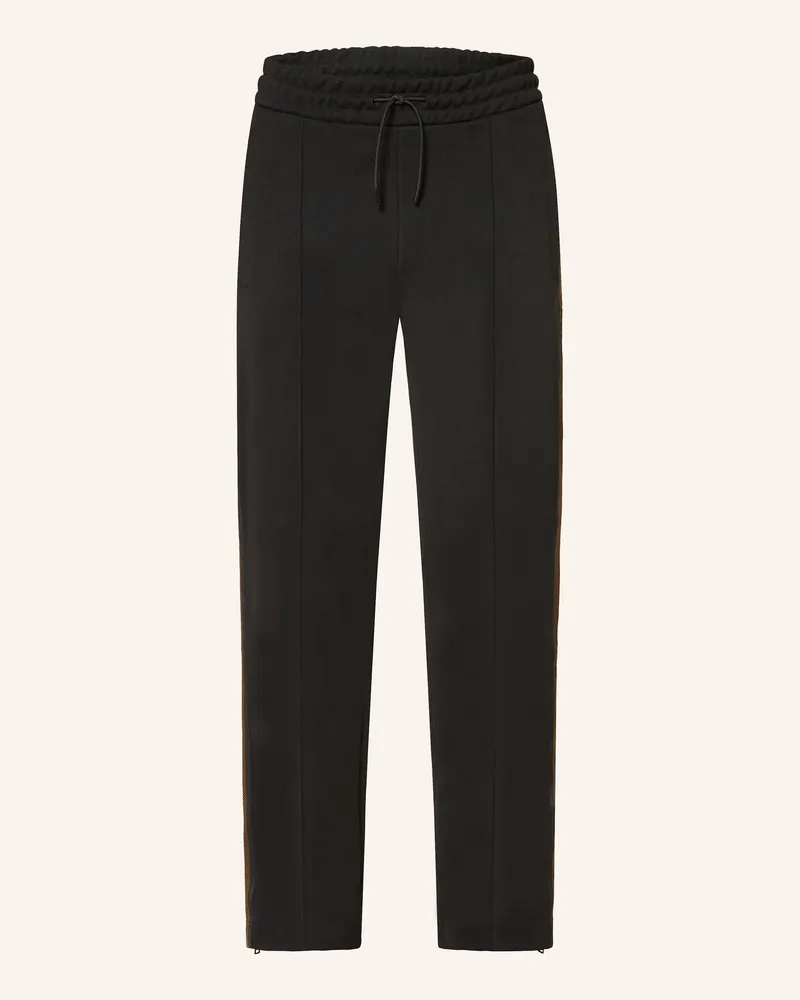 HUGO BOSS Track Pants DERWENT mit Galonstreifen Schwarz