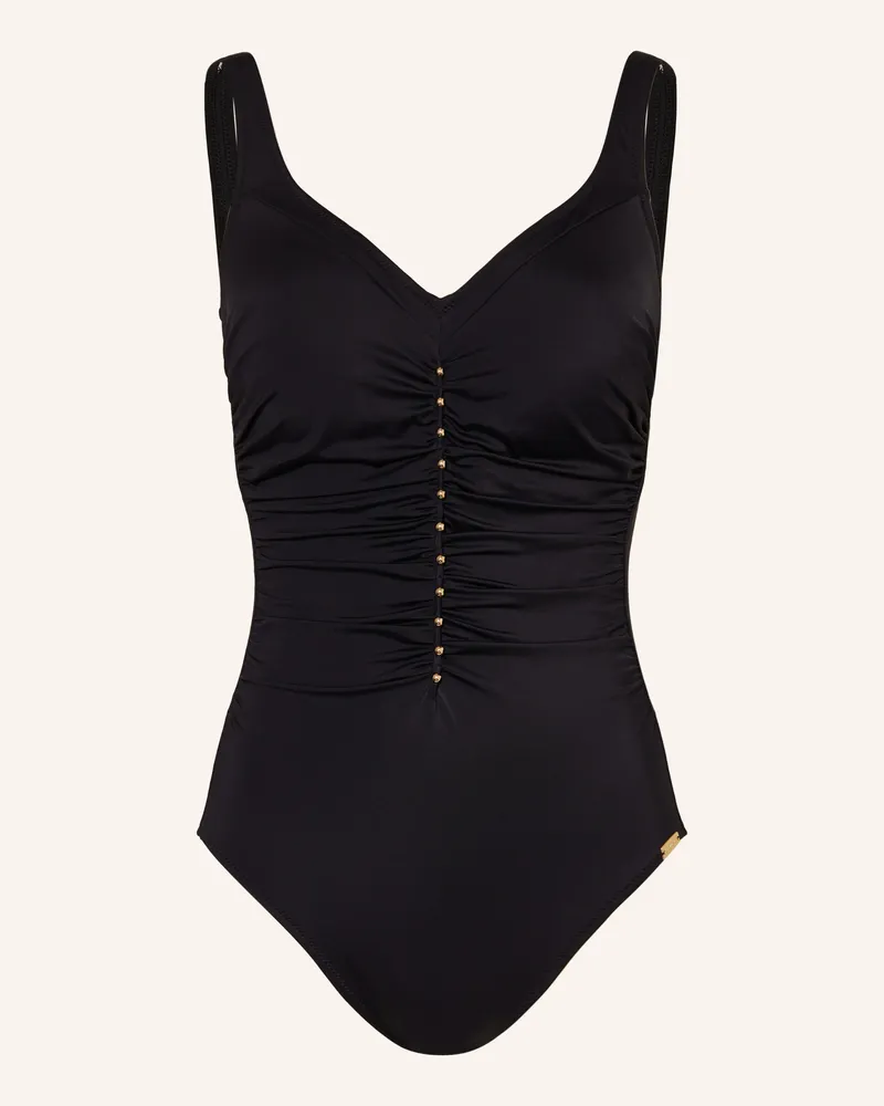 Charmline Shape-Badeanzug Essentials Classics schwarz Schwarz
