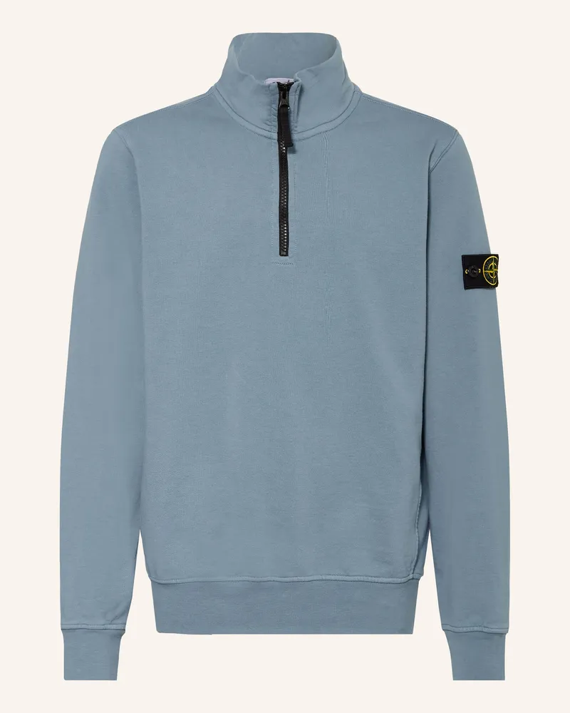 Stone Island Sweat-Troyer Blaugrau