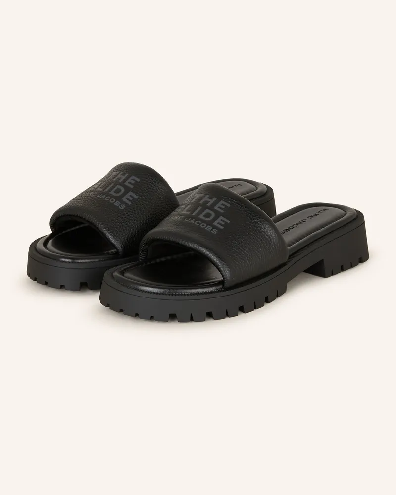 Marc Jacobs Pantoletten The Slides schwarz Schwarz