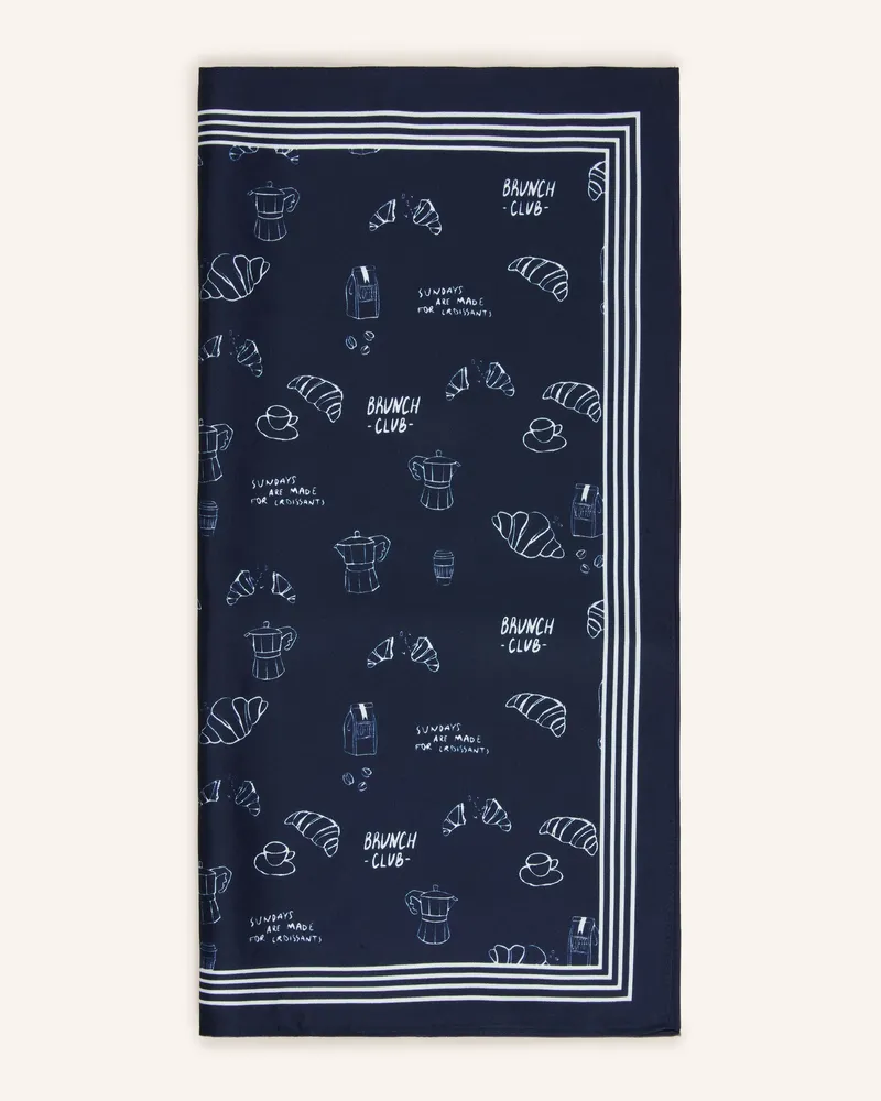 Darling Harbour Seidentuch blau Navy