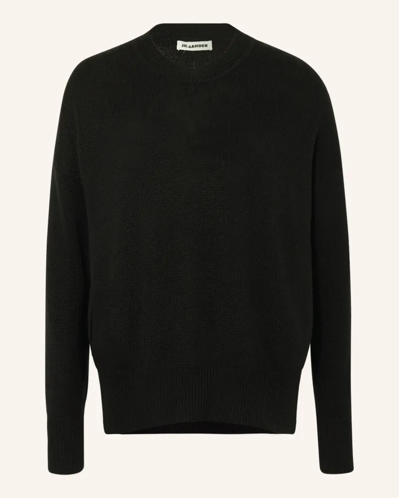 Jil Sander Cashmere-Pullover Schwarz