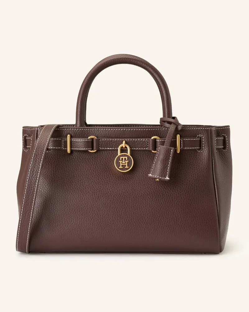 Tommy Hilfiger Handtasche AMERICAN ICON MINI Dunkelbraun