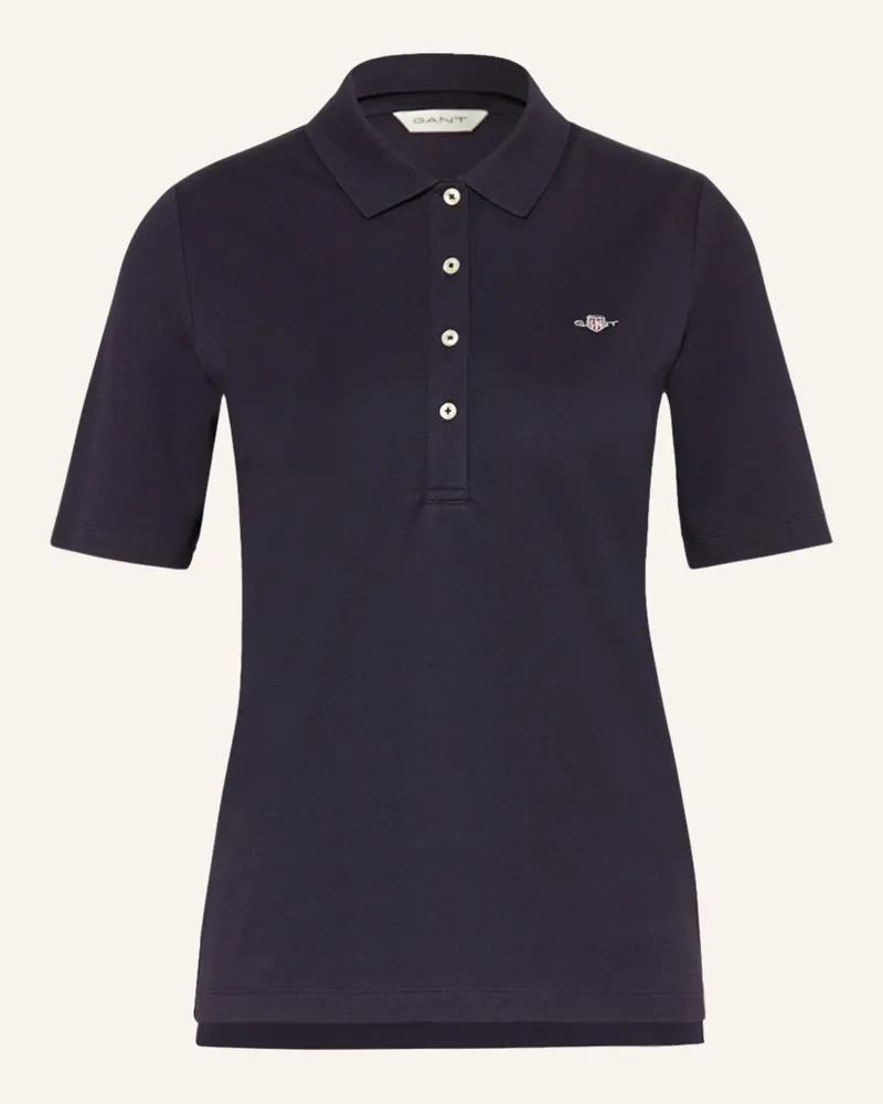 Gant Piqué-Poloshirt blau Dunkelblau