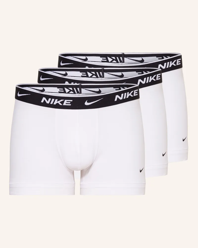 Nike 3er-Pack Boxershorts Dri-Fit Everyday Cotton Stretch weiss Weiss