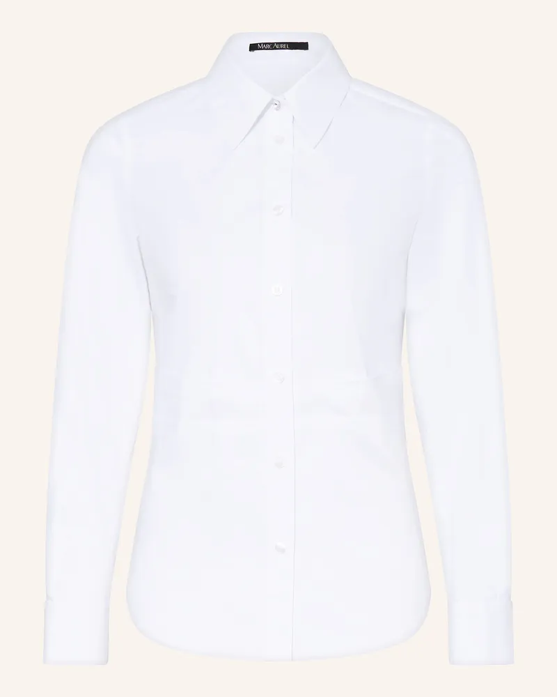 MARC AUREL Hemdbluse Weiss