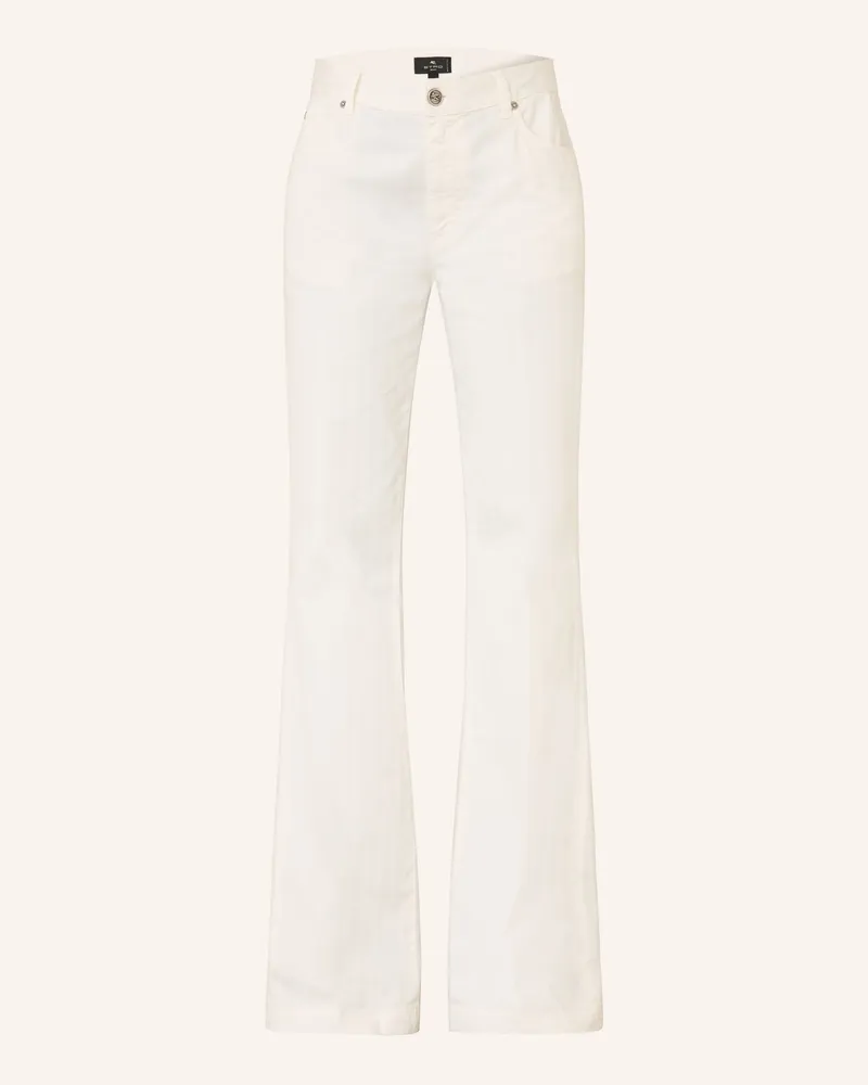 Etro Marlenehose weiss Weiss