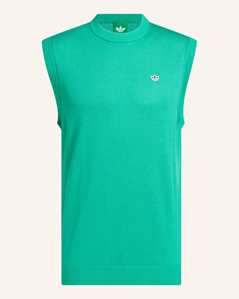 adidas Pullunder ORIGINALS CASHMERE BLEND Grün