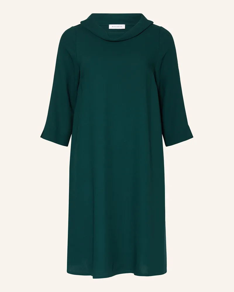 ROSSO35 Kleid mit 3/4-Arm Dunkelgrün