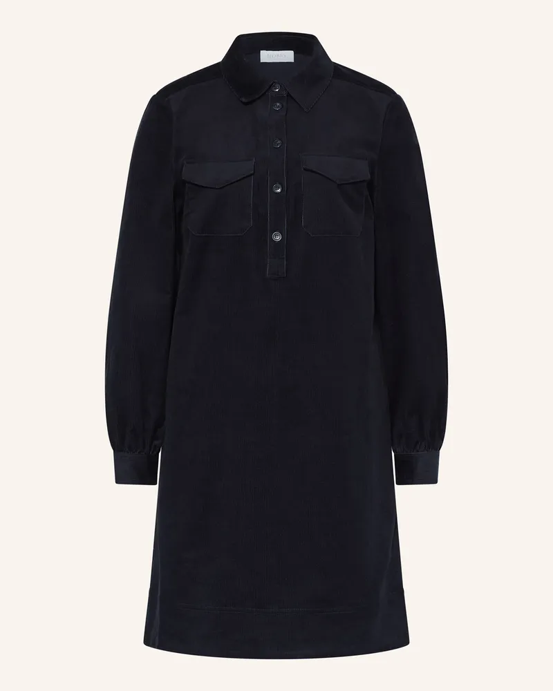 HOBBS London Cordkleid LENA Dunkelblau