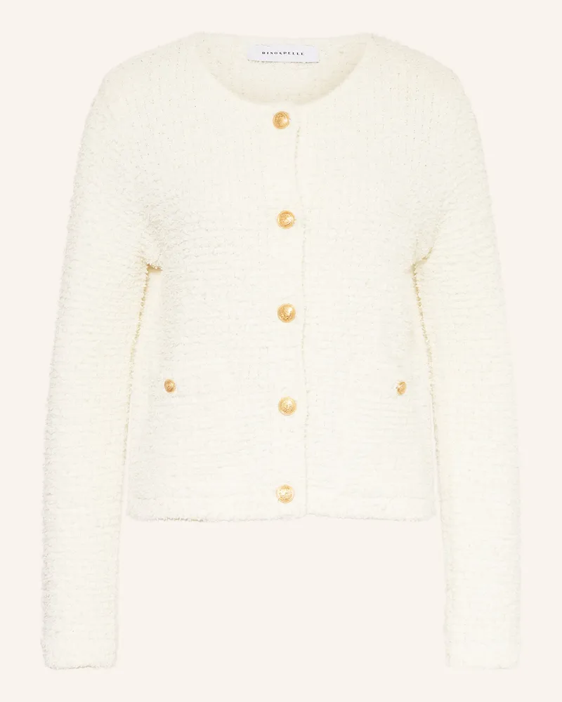 RINO & PELLE Bouclé-Jacke YAMIN Creme