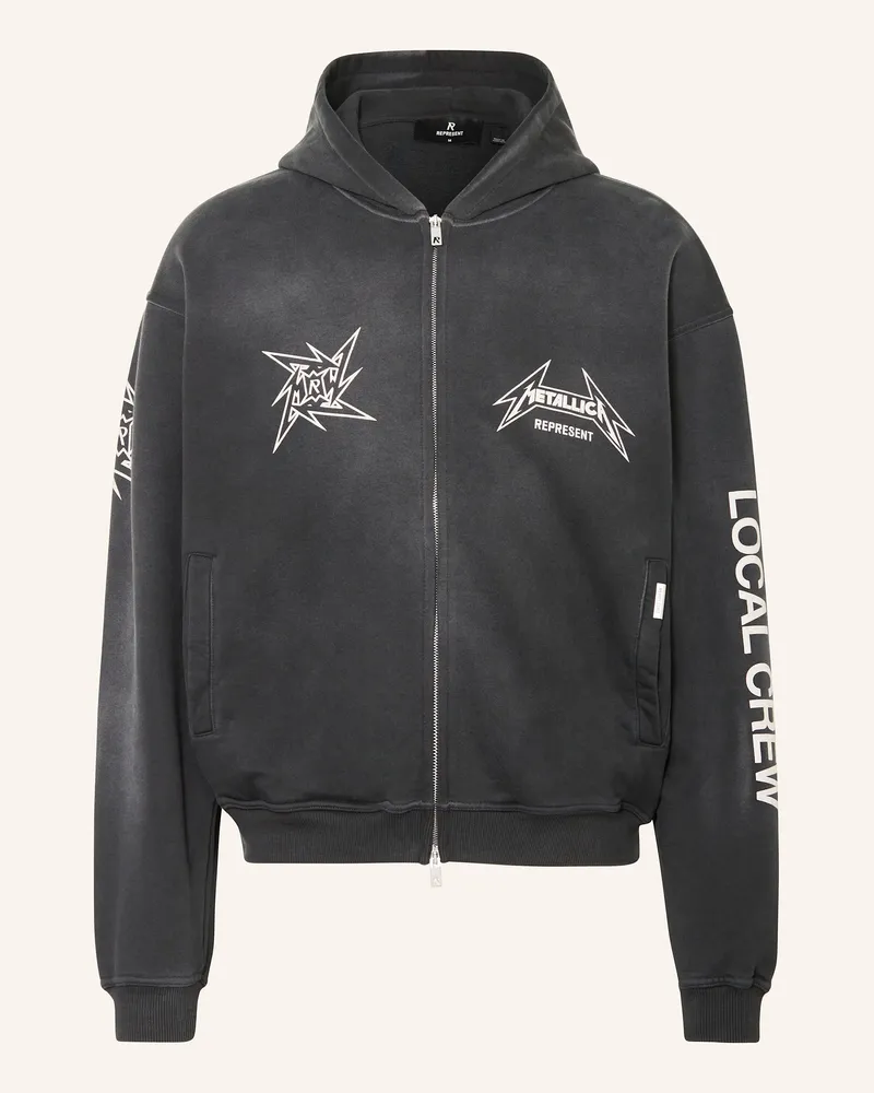 REPRESENT Sweatjacke Schwarz