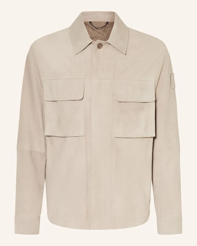 Belstaff Leder-Overjacket WAYMARK Mint