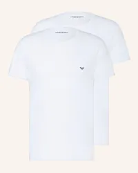 Emporio Armani 2er-Pack T-Shirts Weiss