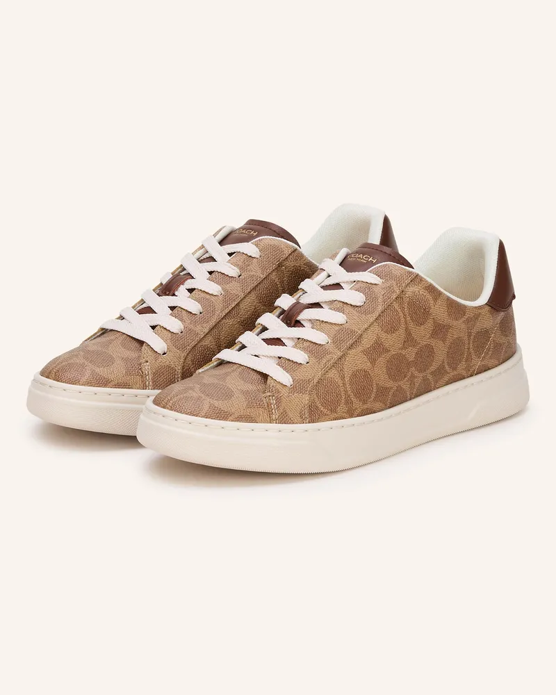 Coach Sneaker HIGH LINE Braun