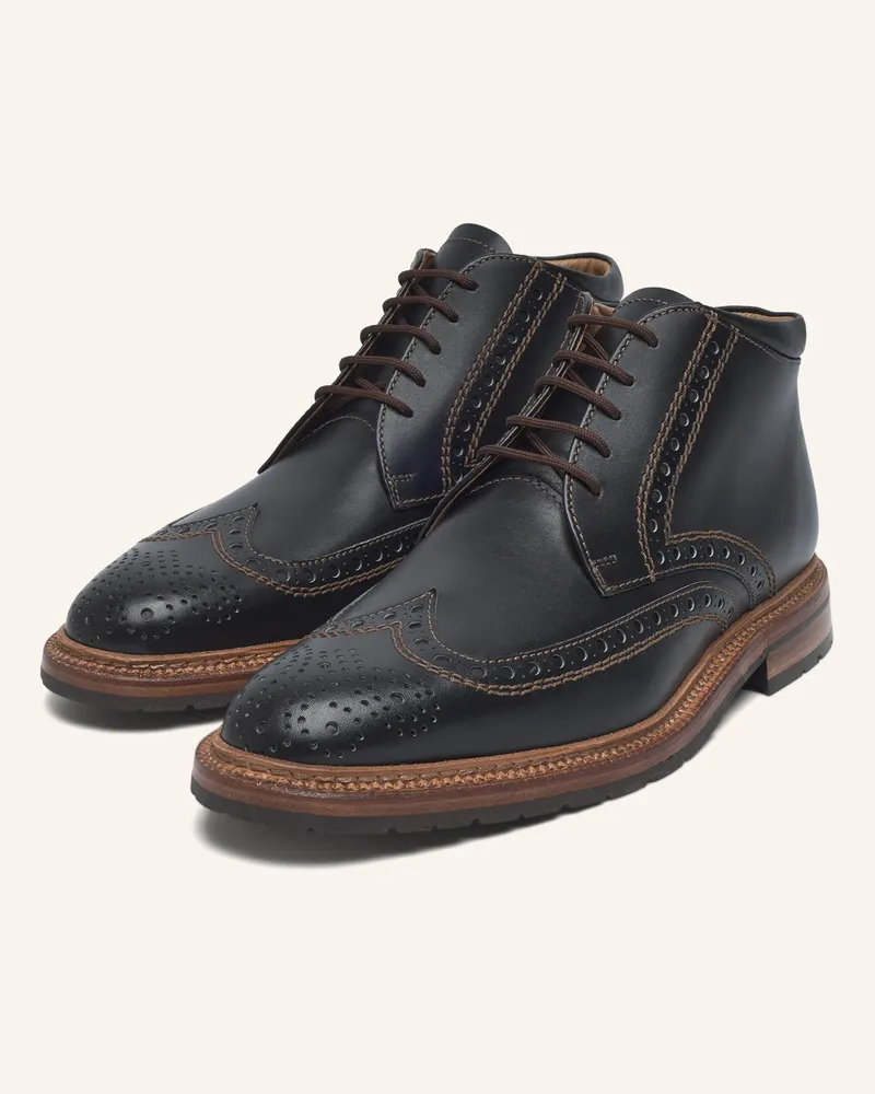 Heinrich Dinkelacker Boots LUZERN FULL-BROGUE SC Schwarz
