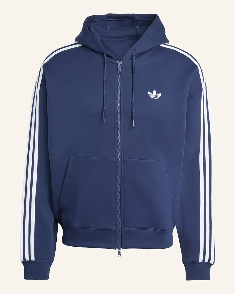 adidas ADIDAS ADICOLOR SPACER OVERSIZED KAPUZENJACKE Blau