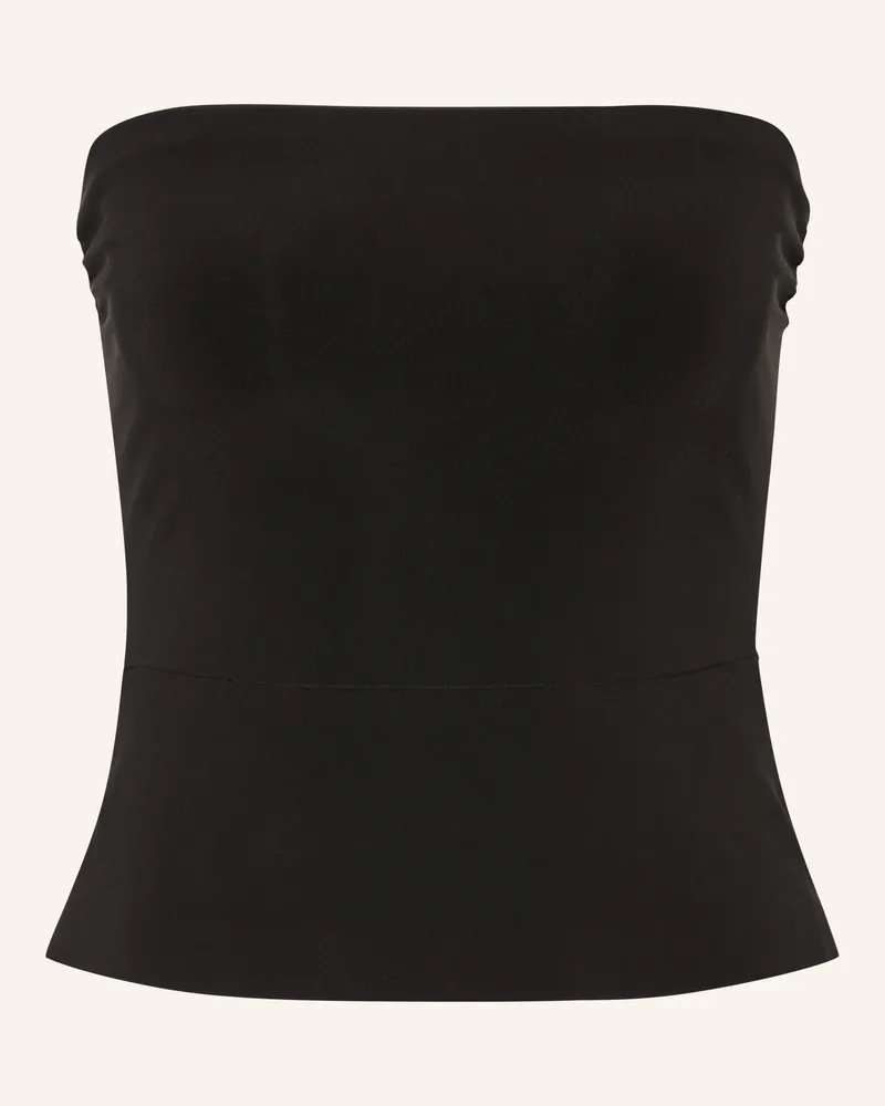 Norma Kamali Top schwarz Schwarz