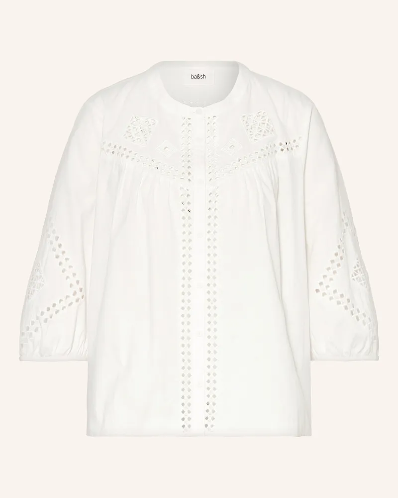 ba&sh Bluse Lirkin Mit 3/4-Arm weiss Weiss